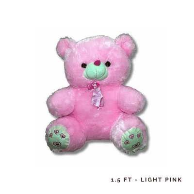 1.5FT Teddy - Light Pink: 1.5-ft Light Pink Teddy Bear, adding cuddly charm, soft elegance, and heartfelt joy to every special occasion.