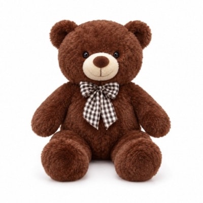 5FT Teddy - Choco Brown: 5-ft Choco Brown Teddy Bear, adding cozy charm, cuddly warmth, and unforgettable joy to every special occasion.