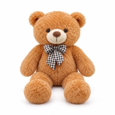 5FT Teddy - Light Brown: 5-ft Light Brown Teddy Bear, adding cozy charm, cuddly warmth, and unforgettable joy to every special occasion.