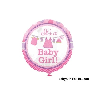 Gender Baby Girl: Exciting 18-inch Gender Reveal foil balloon, adding festive charm, anticipation, and joy to your special celebration.