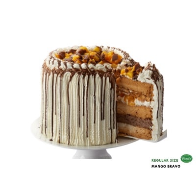 Mango Bravo Mini - Conti's: Mini Mango Bravo with Creamy Layers and Luscious Mango Flavor