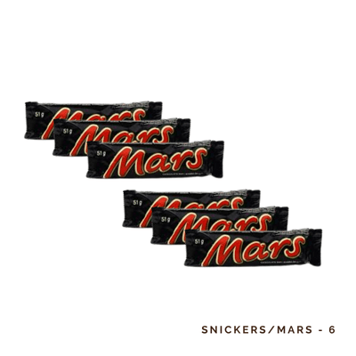 Mars by 6's (51g): Six Mars Bars for a Rich and Indulgent Treat
